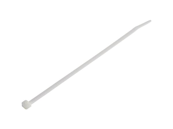 Conrad TC-6645760, Stigeformet buntebånd, Ecru (farge), 203 mm, 4,6 mm, 1000 stykker