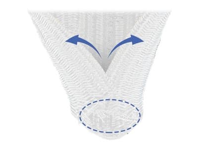 Delock Braided Sleeving self-closing - Flettet erme - 2 m - hvit