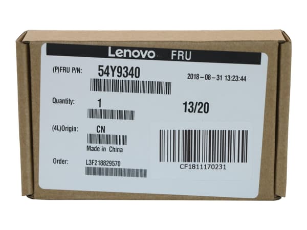 Lenovo - Strömadapter - SATA-ström (hona) till 4 pin ATX12V (hane) - 40 cm - FRU - för ThinkCentre M78; M82; M92; M92p; ThinkStation P320