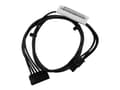 Miniatyrbild 4 av 5: Lenovo - Strömadapter - SATA-ström (hona) till 4 pin ATX12V (hane) - 40 cm - FRU - för ThinkCentre M78; M82; M92; M92p; ThinkStation P320