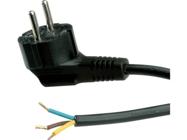 ROLINE 19.08.1111, 3 m, Strømplugg type F, 230 V, 16 A