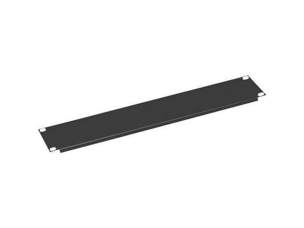 VALUE 26.99.0299, Blank panel, Svart, Metall, 2U, 48,3 cm (19"), 401,8 g