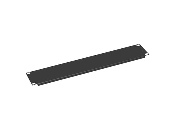 VALUE 26.99.0299, Blank panel, Svart, Metall, 2U, 48,3 cm (19"), 401,8 g