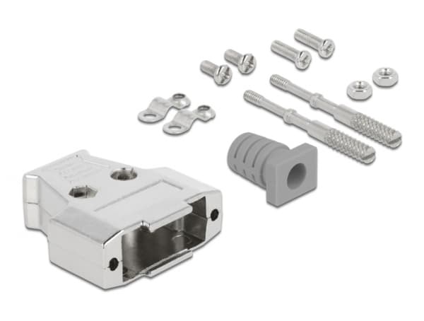 DeLOCK 66626, Cable boot, Hopea, Metalli, D-Sub 15, 1 kpl, 37,1 mm