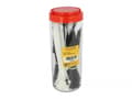 Miniatyrbilde 3 av 4: Delock Cable tie assortment box 600 pieces - Kabellissesett - svart, hvit