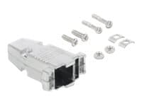 DeLOCK 66625, Cable boot, Hopea, Metalli, D-Sub9, 1 kpl, 30,8 mm