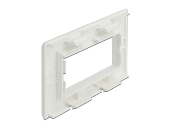 Delock - Easy 45 - ramme - hvit, RAL 9003