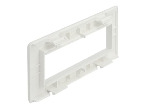 Delock - Easy 45 - ramme - hvit, RAL 9003