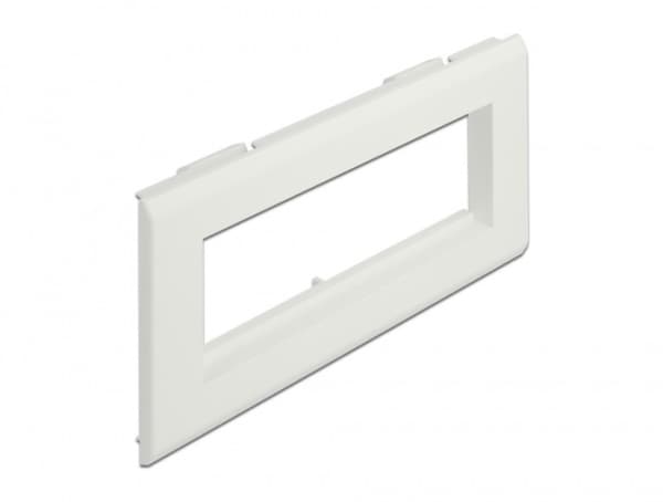 Delock - Easy 45 - ramme - hvit, RAL 9003