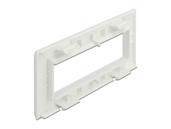 Delock - Easy 45 - ramme - hvit, RAL 9003