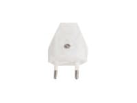 Bachmann With Screw terminal - Strømkontakt - Europlug (hann) - 250 V - 2.5 A - hvit