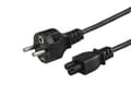 Miniatyrbilde 5 av 5: SAVIO CL-67 - Strømkabel - IEC 60320 C5 til CEE 7/17 (hann) - AC 250 V - 1.5 m