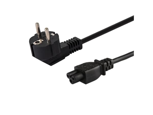 SAVIO CL-67 - Strømkabel - IEC 60320 C5 til CEE 7/17 (hann) - AC 250 V - 1.5 m