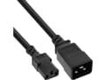 Miniatyrbilde 2 av 4: InLine 16659C, 1 m, C20 kopling, C13 kopling