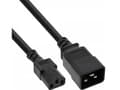 Miniatyrbilde 1 av 4: InLine 16659C, 1 m, C20 kopling, C13 kopling