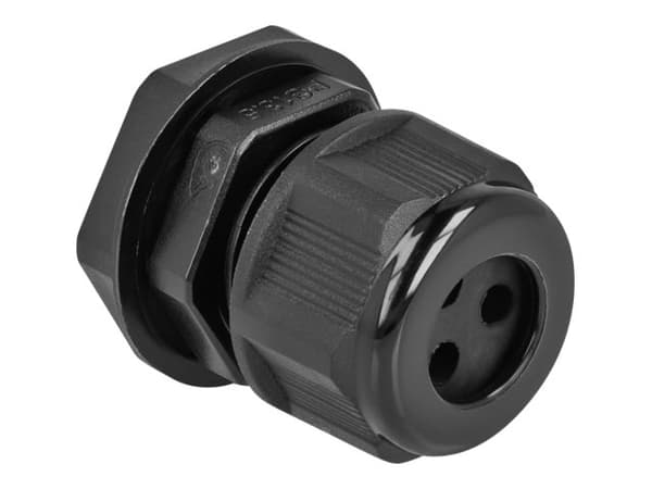 DeLOCK 60375, Musta, Muovi, 2 kpl, PG13.5, 4 mm, IP68