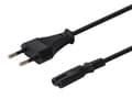 Miniatyrbilde 5 av 5: SAVIO CL-100 - Strømkabel - Europlug (hann) til power IEC 60320 C7 - 250 V - 5 A - 1.8 m - svart