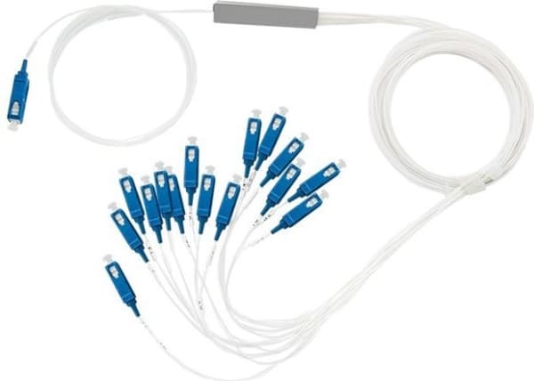Qoltec - Nätverksdelare - SC/PC enkelläge till SC/PC enkelläge - 1.5 m - fiberoptisk - G.657.A