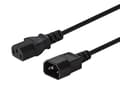 Pikkukuva 5 / 5: SAVIO CL-99 - Jatkojohto verkkovirralle - IEC 60320 C14 - IEC 60320 C13 - 250 V - 10 A - 1,2 m - musta