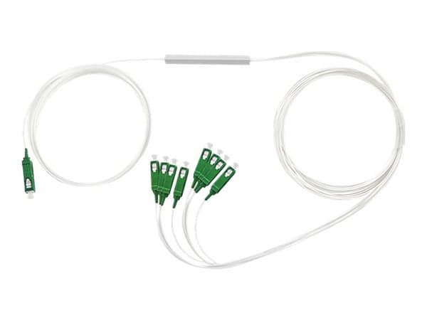 Qoltec - Nätverksdelare - SC/APC enkelläge till SC/APC enkelläge - 1.5 m - fiberoptisk - G.657.A