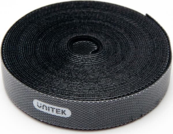 Unitek Velcro kabelorganisator svart 5 m OT142BK (OT142BK) - OT142BK