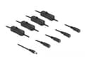 Miniatyrbilde 2 av 2: Delock - Strømkabel - 5,5 x 2,1 mm DC-jakk (hann) til 5,5 x 2,1 mm DC-jakk (hunn) - 5 V - 2 A - 1 m - svart