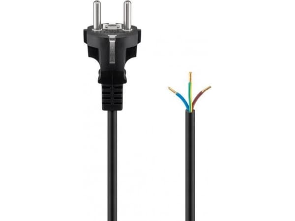 Goobay 51327, 1,5 m, Strømplugg type F, CEE7/7, H05VV-F3G, 250 V