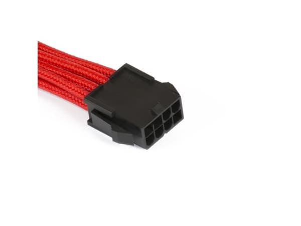 Phanteks - Strømforlengelseskabel - 8-pins PCIe-strøm (6+2) (hunn) til 8-pins PCIe-strøm (hann) - 50 cm - rød