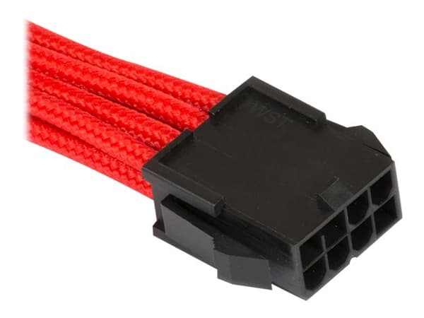 Phanteks - Strømforlengelseskabel - 8-pins PCIe-strøm (6+2) (hunn) til 8-pins PCIe-strøm (hann) - 50 cm - rød