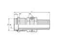 Miniatyrbilde 2 av 4: LAPP SKINDICHT® SR-SV PG 21/17 52023628 Kabelforskruning PG21 Messing Messing 10 stk