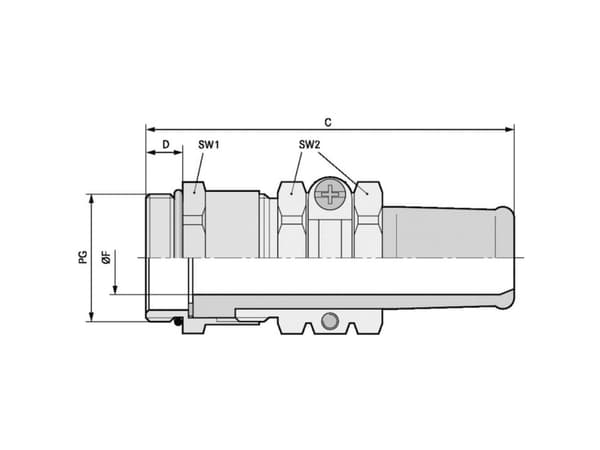 LAPP SKINDICHT® SR-SV PG 21/17 52023628 Kabelforskruning PG21 Messing Messing 10 stk