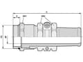 Miniatyrbilde 1 av 4: LAPP SKINDICHT® SR-SV PG 21/17 52023628 Kabelforskruning PG21 Messing Messing 10 stk