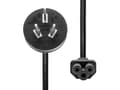 Miniatyrbilde 2 av 3: ProXtend PC-IC5-002, 2 m, Strømplugg type I, C5 kopling, H05VV-F, 250 V, 10 A