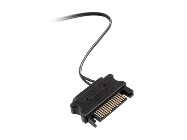 Kolink 1-4 PWM Lüfter Splitterkabel - 35 cm, 0,35 m, 4-pin PWM, 4 x 4-pin PWM + SATA, Hunkjønn, Hankjønn, Rett