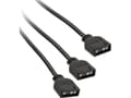 Miniatyrbilde 3 av 5: Kolink PGW-AC-KOL-043, Universal, Kabelfordeler, Svart, 3-pin, 2x 3-pin, 5 V