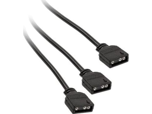 Kolink PGW-AC-KOL-043, Universal, Kabelfordeler, Svart, 3-pin, 2x 3-pin, 5 V