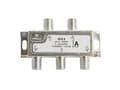 Miniatyrbild 1 av 5: Triax SCS 4, Kabelfordeler, 75 ohm (O), 5 - 2400 Mhz, Sølv, Hvid, Hunstik/Hunstik, 11,5 dB