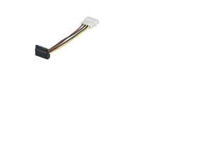 Goobay CAK SATA 4P/S-ATA POWER ADAPTOR R/A, 0,13 m, Monivärinen