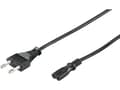 Miniatyrbilde 4 av 4: MicroConnect - Strømkabel - Type C (hann) til power IEC 60320 C7 - AC 250 V - 2.5 A - 1 m - svart