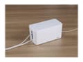 Miniatyrbilde 5 av 5: Hama Cable Box "Mini" - Kabelstyringsboks - hvit