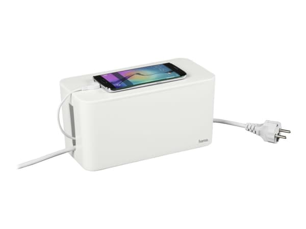 Hama Cable Box "Mini" - Kabelstyringsboks - hvit