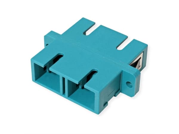 ROLINE Fibre Optic Adapter SC Duplex Multimode PB, SC/SC, Blå, Plast, 1 styck