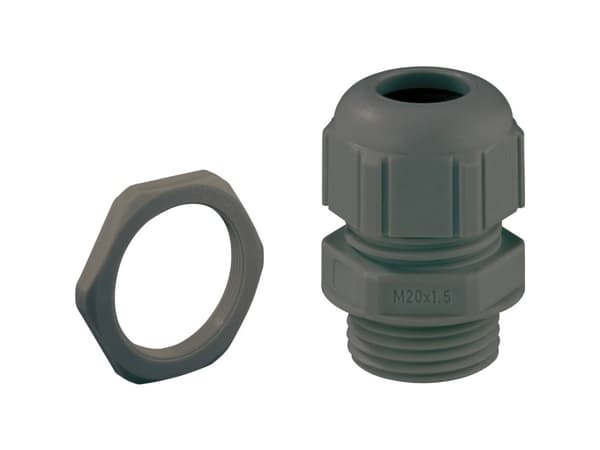 Spelsberg KVR M25-MGM/sw 22702501 Kabelforskruning slagfast, med trækaflastning, med kontramøtrik M25 Plastic Sort 1 stk
