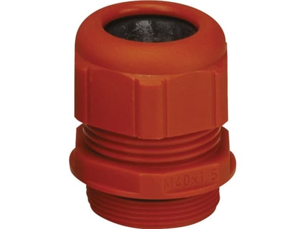 Spelsberg KVR M40-MGM/or 22764001 Kabelforskruning slagfast, Med bøjningsbeskyttelse, med trækaflastning, med kontramøtrik M40 Plastic Orange 1 stk