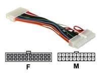 Delock - Strømadapter - 24-pins ATX (hunn) til 20-pin ATX (hann) - 15 cm