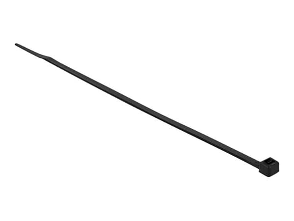 DeLOCK 19202, Kaksiaukkoinen johdinside, Polyamidi, Musta, 8,1 cm, 30 cm, 4,8 mm