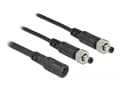 Pikkukuva 4 / 4: Delock - Strøm-splitter - DC jackstik 5,5 x 2,1 mm (hun) til DC jackstik 5,5 x 2,1 mm (han) kan skrues - 30 V - 5 A - 50 cm - lajittelu