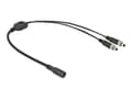 Pikkukuva 1 / 4: Delock - Strøm-splitter - DC jackstik 5,5 x 2,1 mm (hun) til DC jackstik 5,5 x 2,1 mm (han) kan skrues - 30 V - 5 A - 50 cm - lajittelu