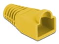 Miniatyrbilde 3 av 5: Delock Strain relief for RJ45 plug - Nettverkskabeloppstart - gul (en pakke 20)