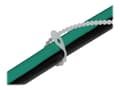 Miniatyrbilde 3 av 5: Delock Beaded - Kabellissesett - 18 cm - svart/hvit (en pakke 100)